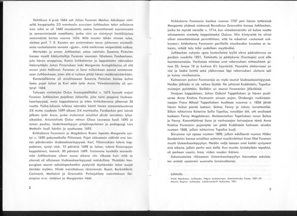 Sukuviesti 10, sivut 2 ja 3