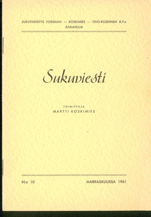 Sukuviesti 10