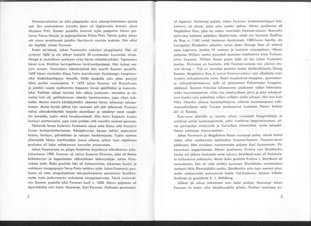 Sukuviesti 11, sivut 2 ja 3