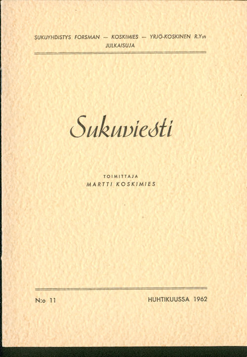 Sukuviesti 11