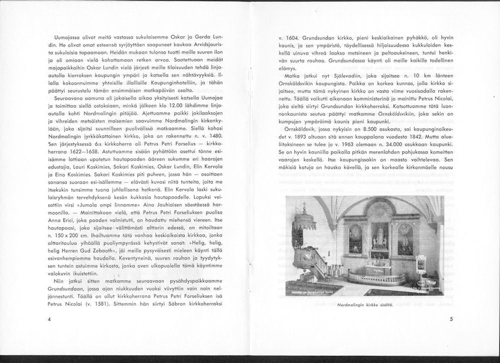 Sukuviesti 12, sivut 4 ja 5