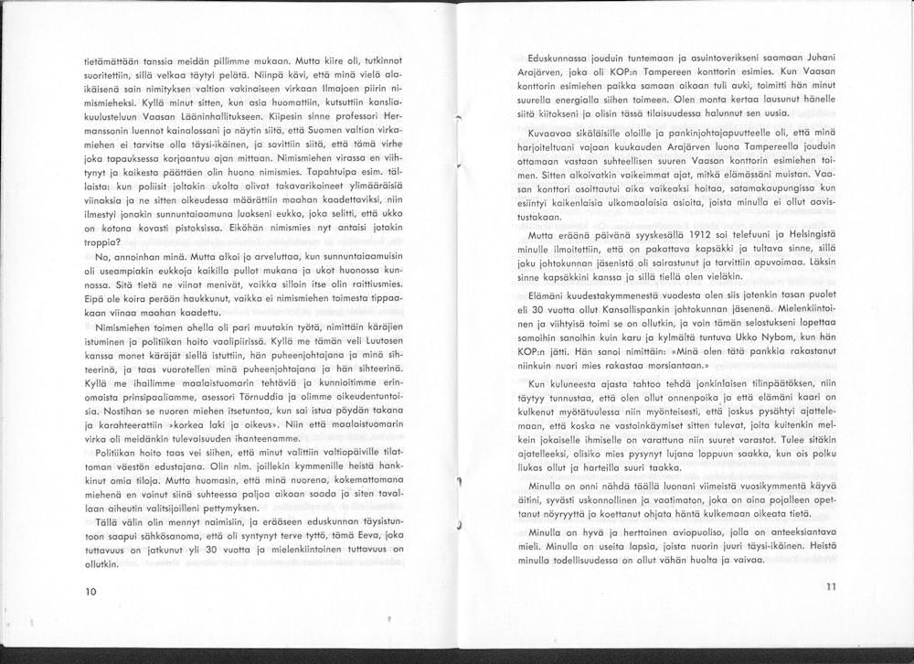 Sukuviesti 14, sivut 10 ja 11