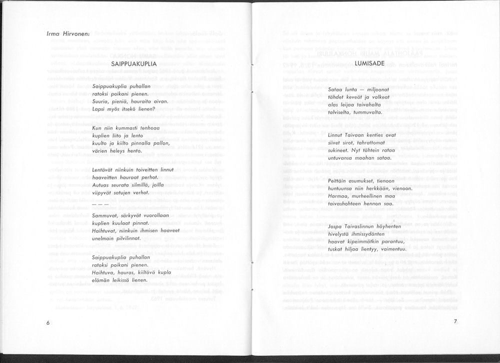 Sukuviesti 14, sivut 6 ja 7