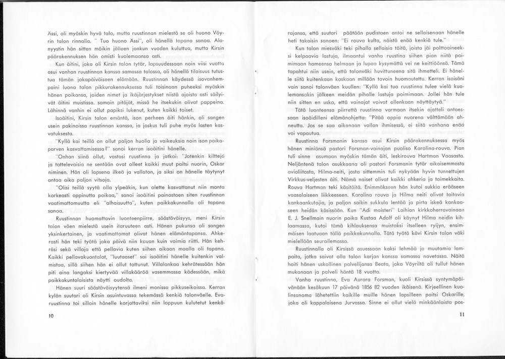 Sukuviesti 16, sivut 10 ja 11