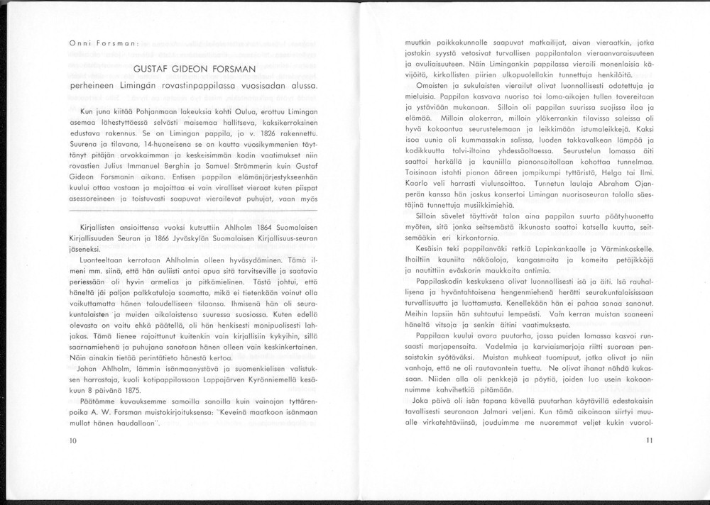 Sukuviesti 17, sivut 10 ja 11