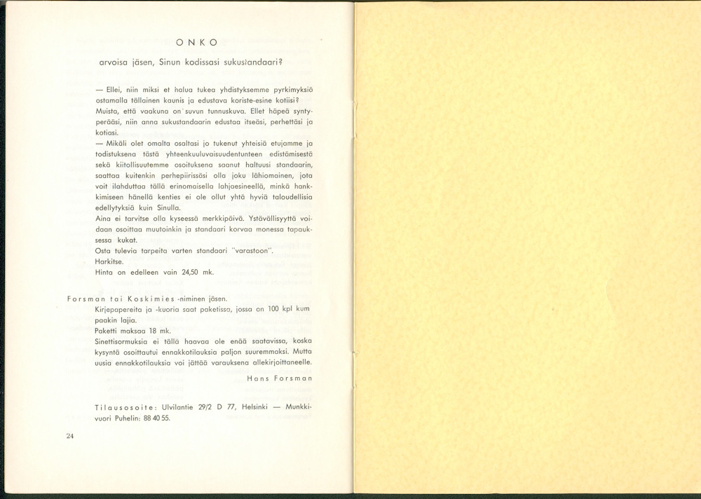 Sukuviesti 17, sivut 24 ja 25