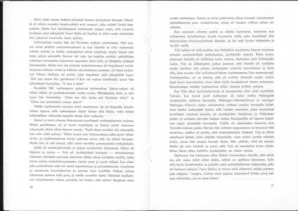 Sukuviesti 19, sivut 10 ja 11