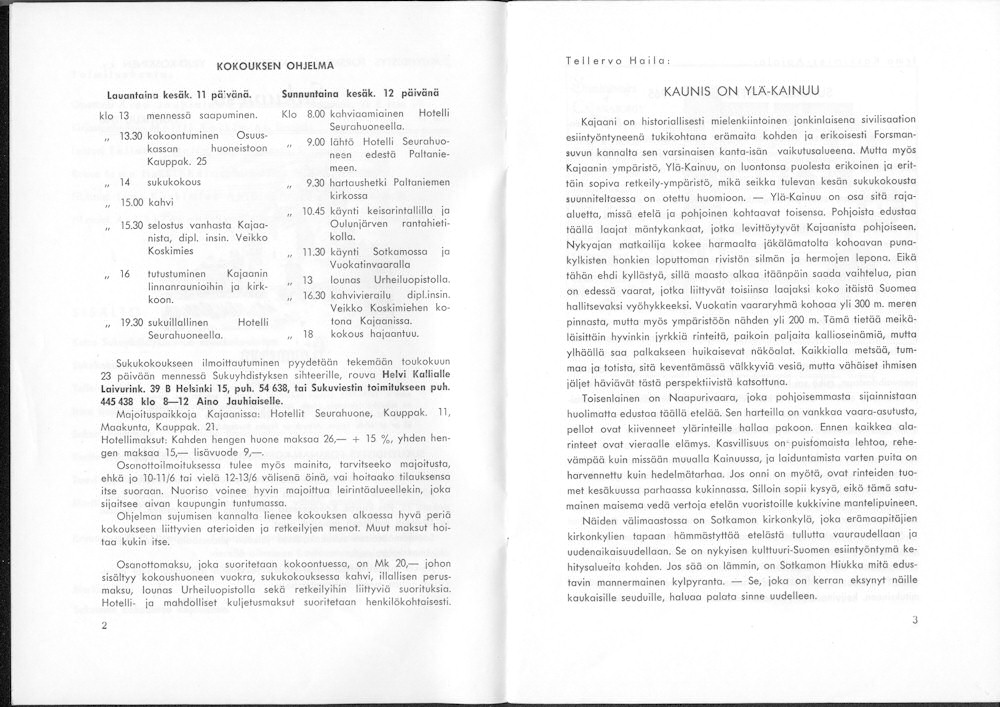 Sukuviesti 19, sivut 2 ja 3