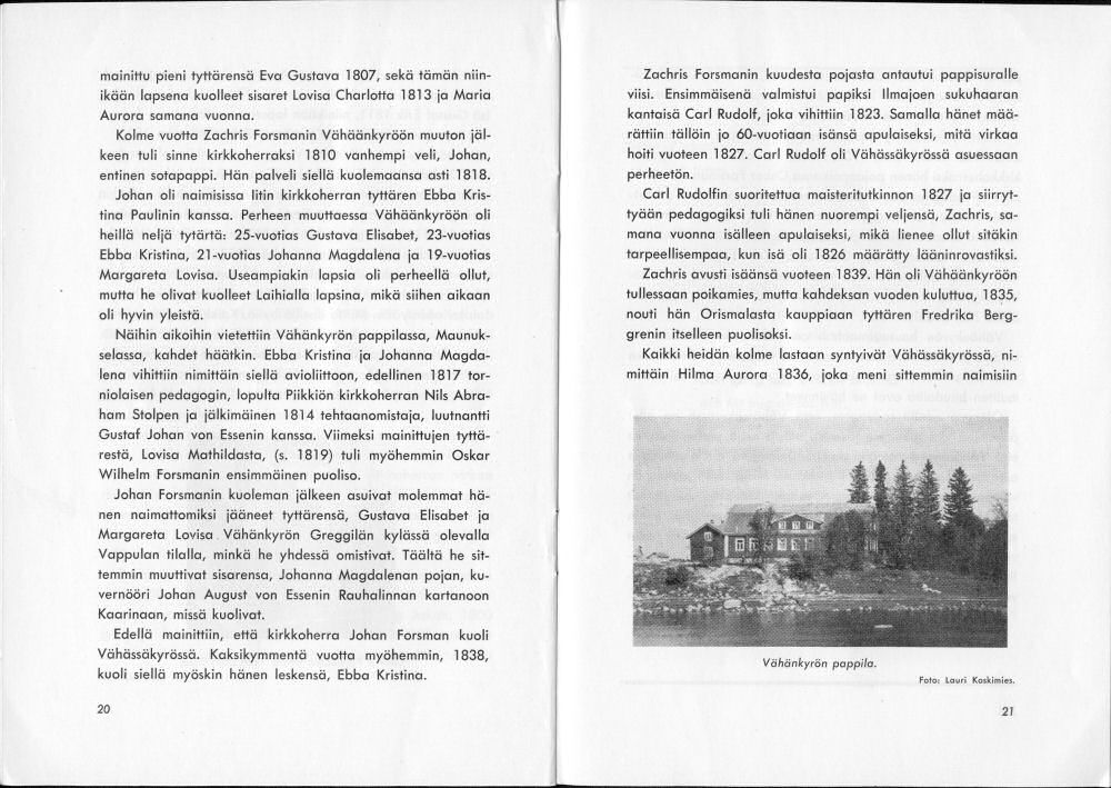 Sukuviesti 2, sivut 20 ja 21