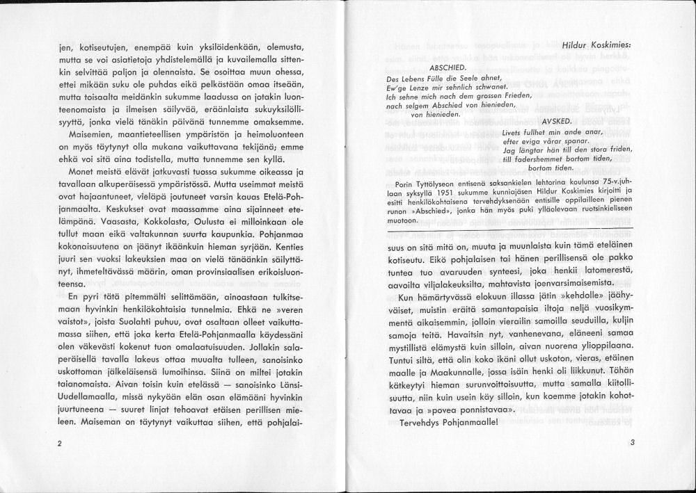 Sukuviesti 2, sivut 2 ja 3
