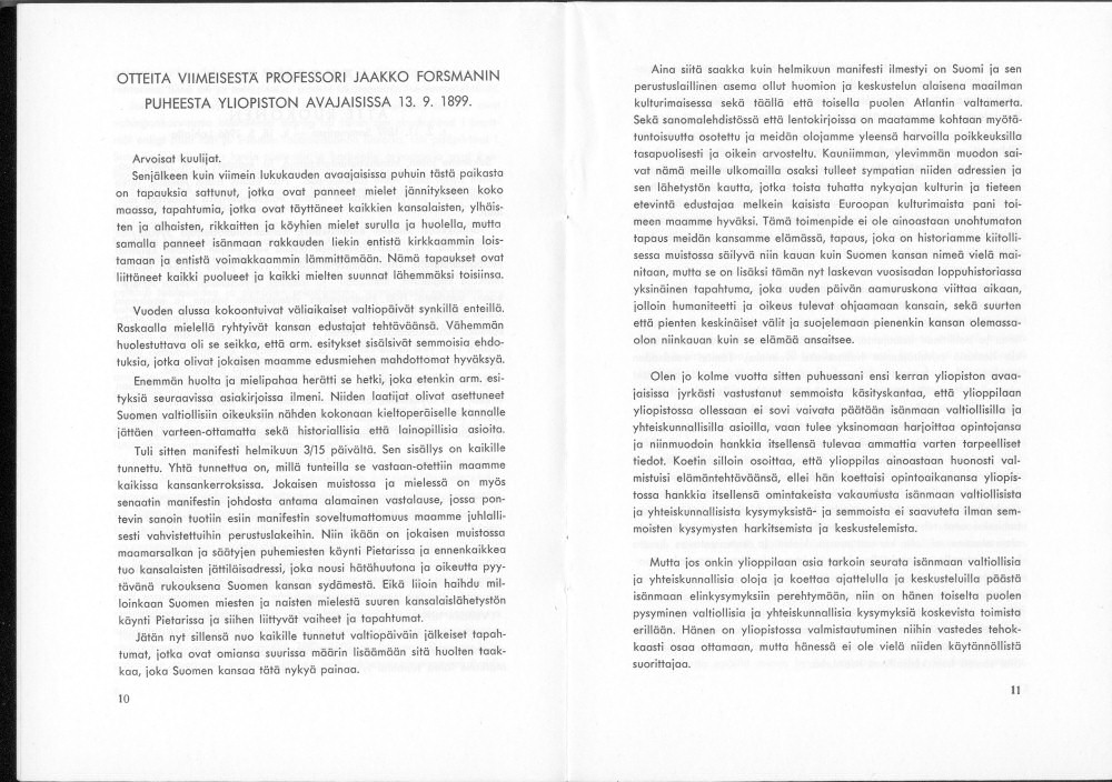 Sukuviesti 20, sivut 10 ja 11