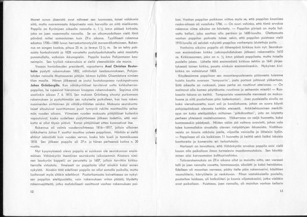 Sukuviesti 23, sivut 12 ja 13