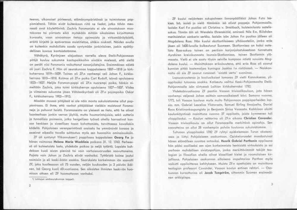 Sukuviesti 23, sivut 2 ja 3