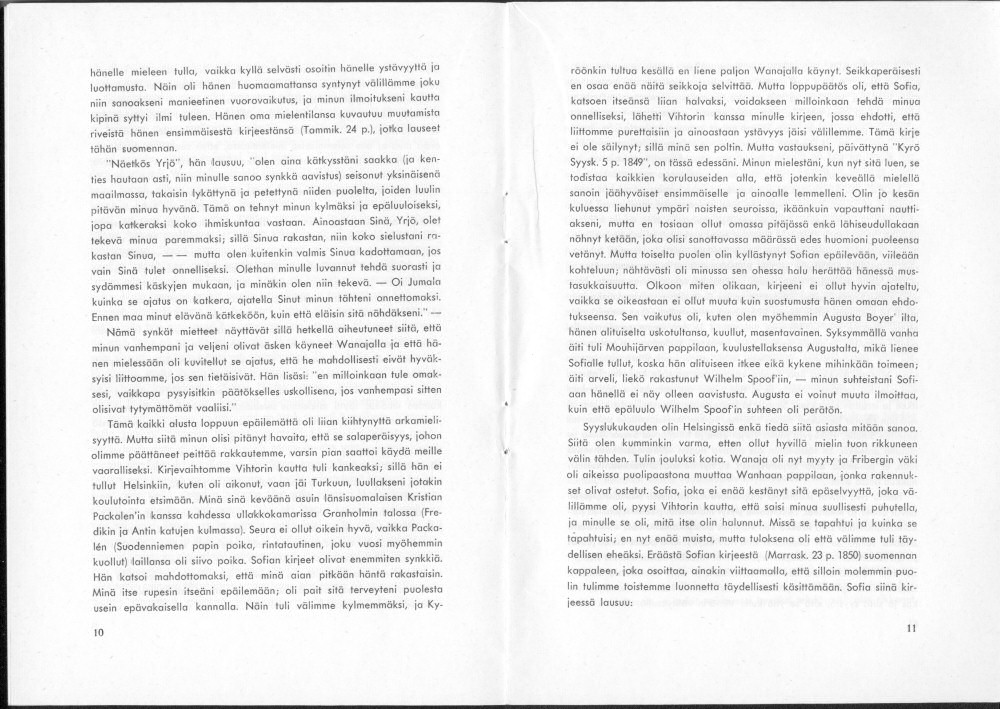 Sukuviesti 25, sivut 10 ja 11