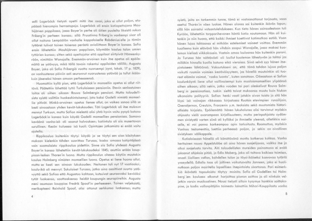 Sukuviesti 25, sivut 4 ja 5