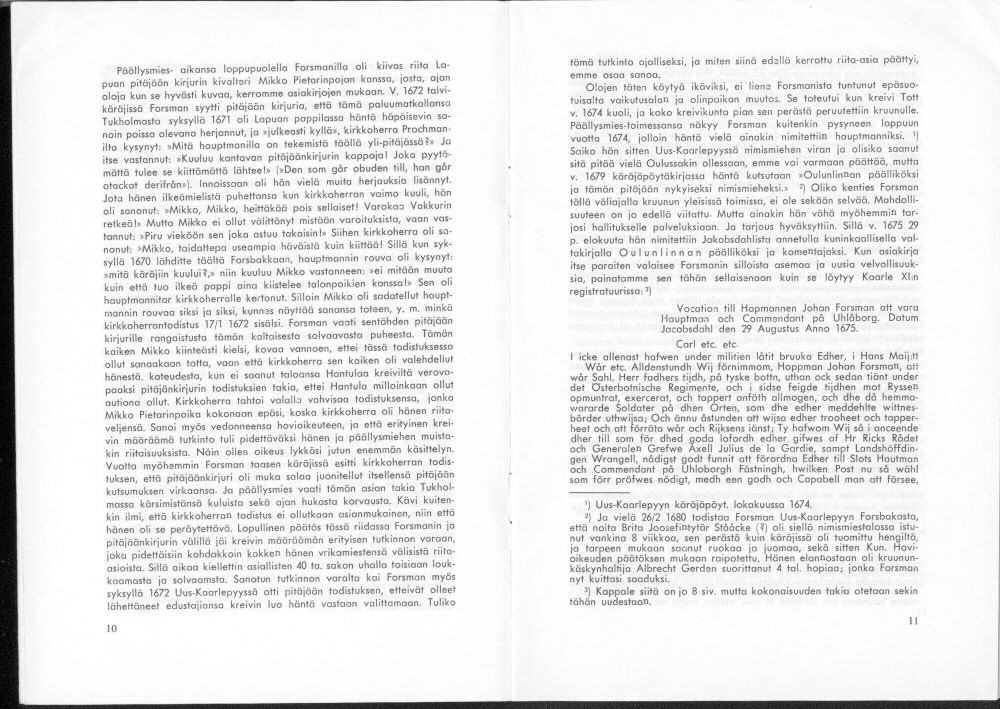 Sukuviesti 26, sivut 10 ja 11