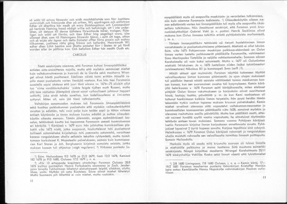 Sukuviesti 26, sivut 12 ja 13