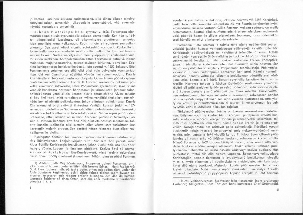 Sukuviesti 26, sivut 4 ja 5