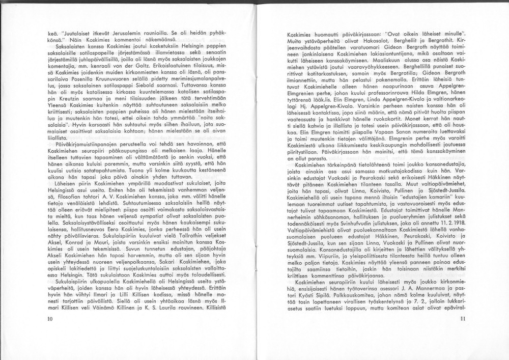 Sukuviesti 28, sivut 10 ja 11
