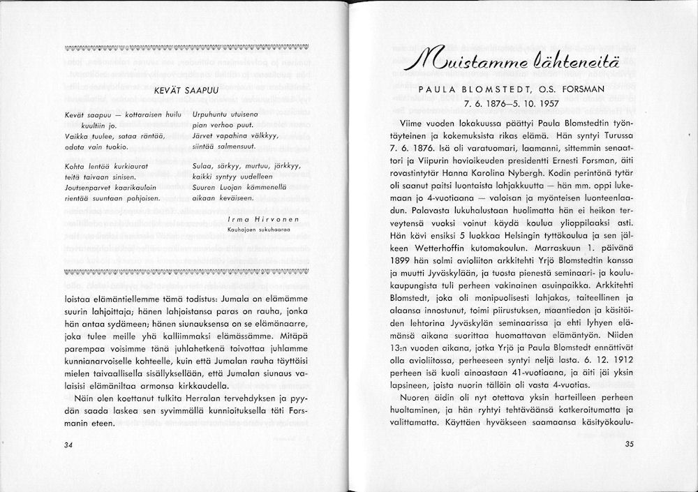 Sukuviesti 3, sivut 34 ja 35