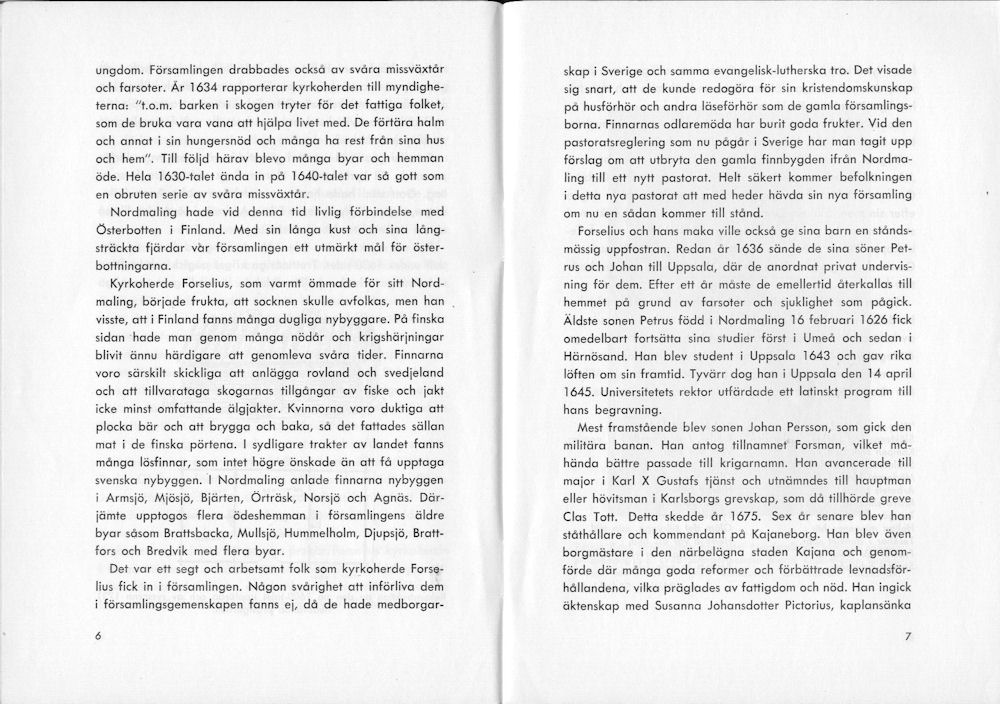 Sukuviesti 3, sivut 6 ja 7