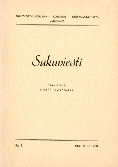 Sukuviesti 3