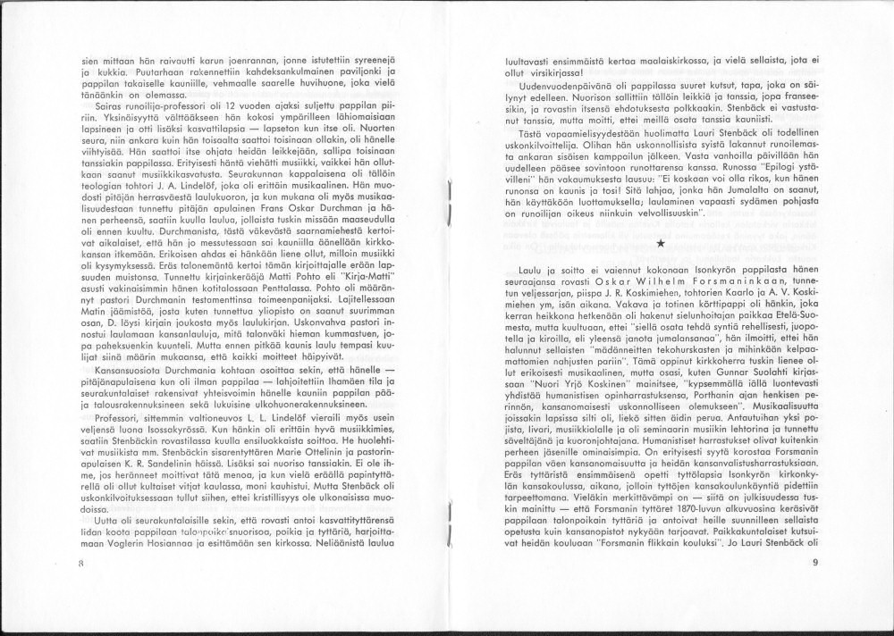 Sukuviesti 31, sivut 8 ja 9