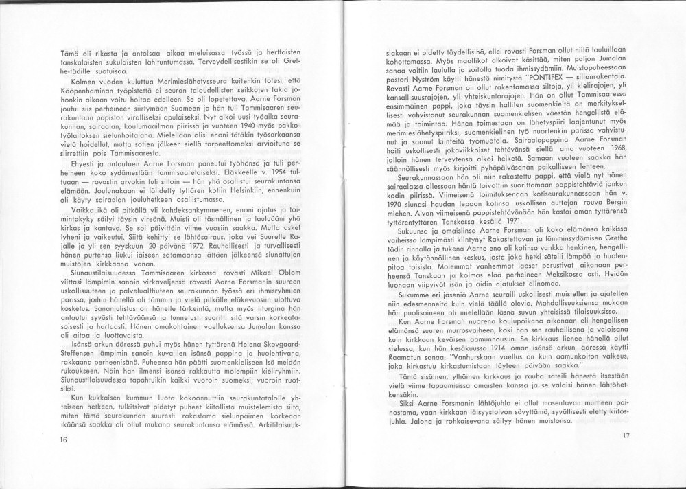 Sukuviesti 32, sivut 16 ja 17