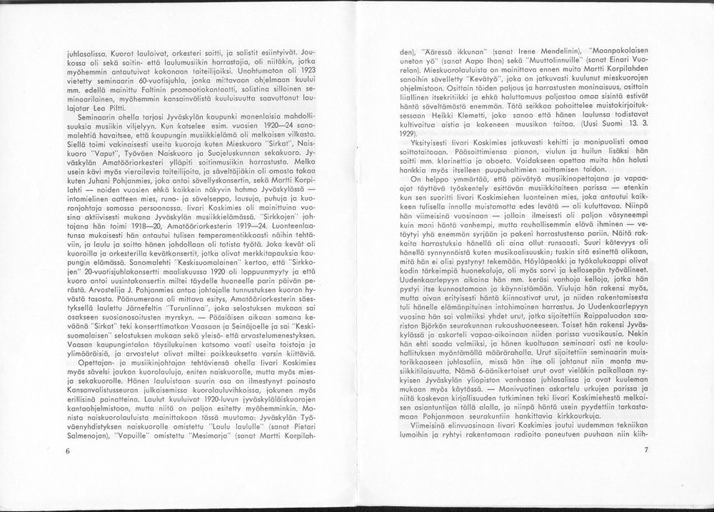 Sukuviesti 33, sivut 6 ja 7