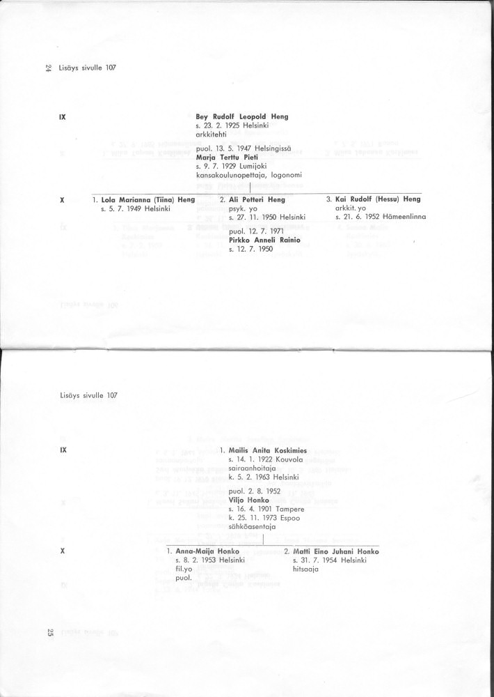 Sukuviesti 34, sivut 24 ja 25