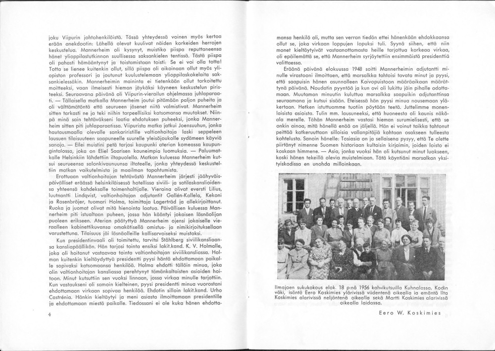 Sukuviesti 34, sivut 4 ja 5