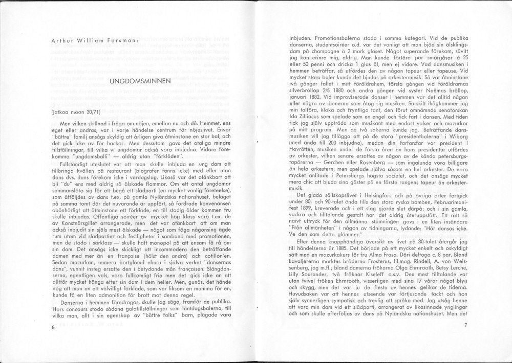 Sukuviesti 34, sivut 6 ja 7