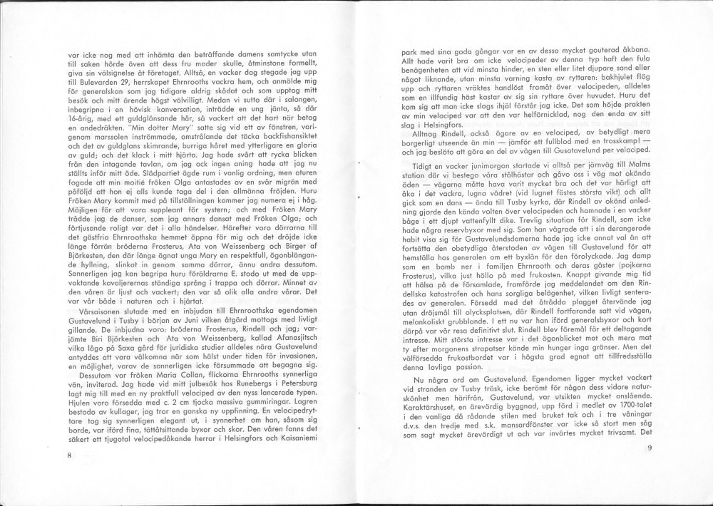 Sukuviesti 34, sivut 8 ja 9