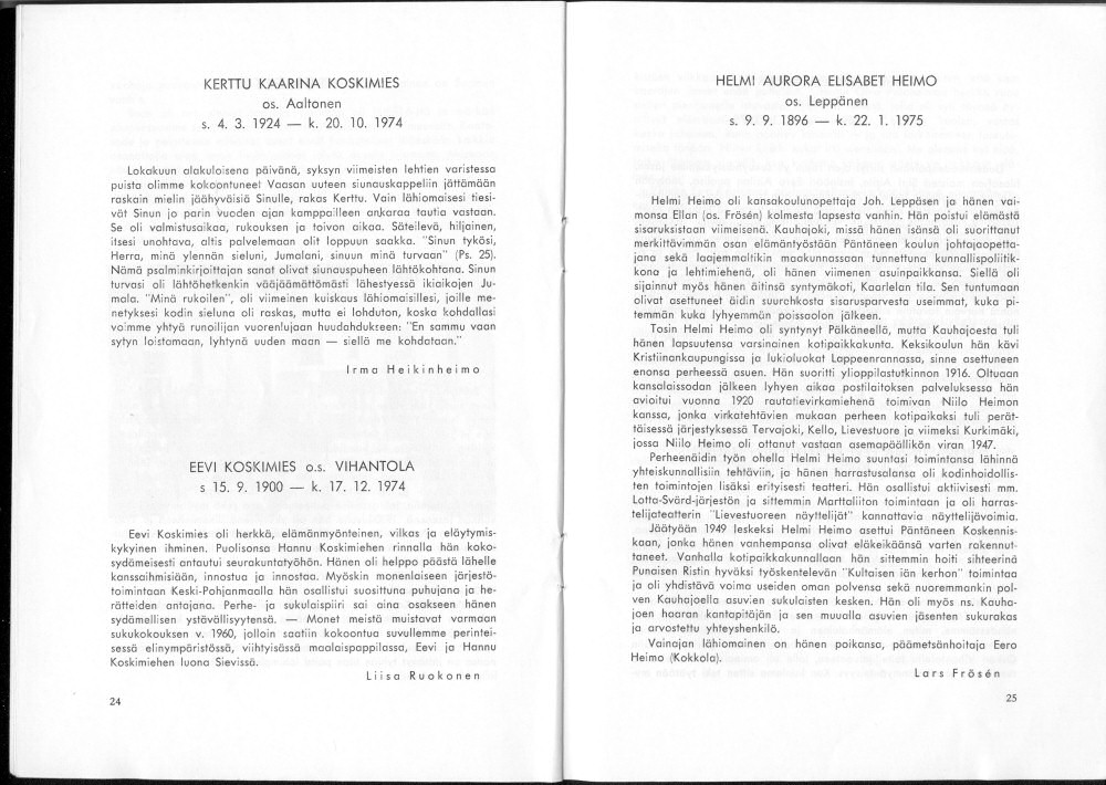 Sukuviesti 36, sivut 24 ja 25