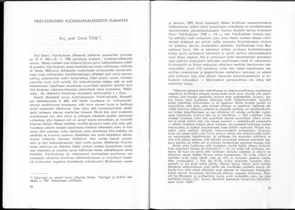 Sukuviesti 36, sivut 28 ja 29