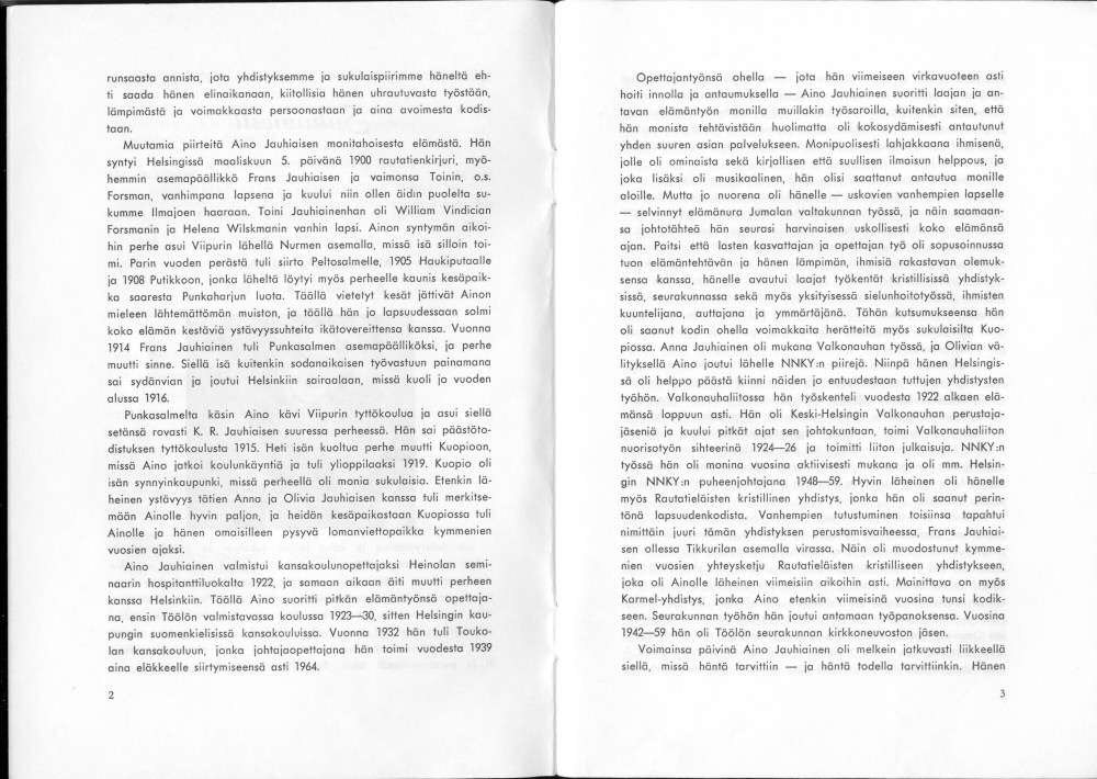 Sukuviesti 37, sivut 2 ja 3