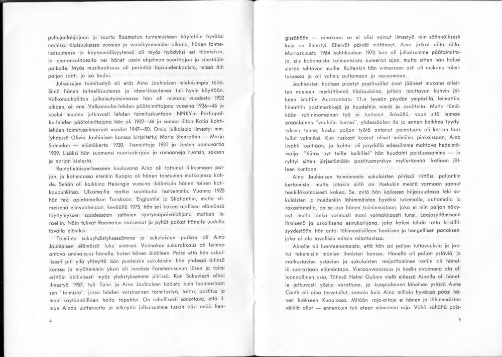 Sukuviesti 37, sivut 4 ja 5