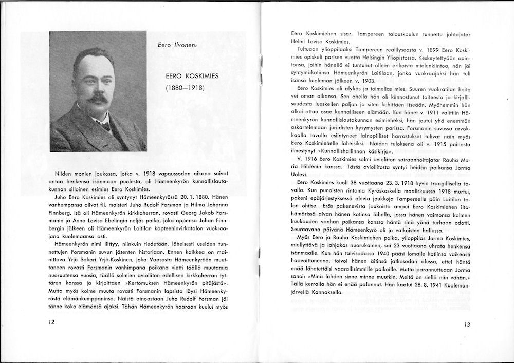 Sukuviesti 4, sivut 12 ja 13