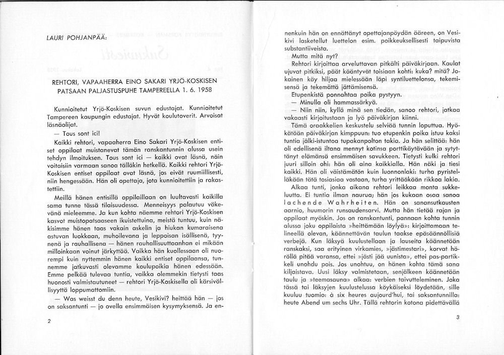 Sukuviesti 4, sivut 2 ja 3