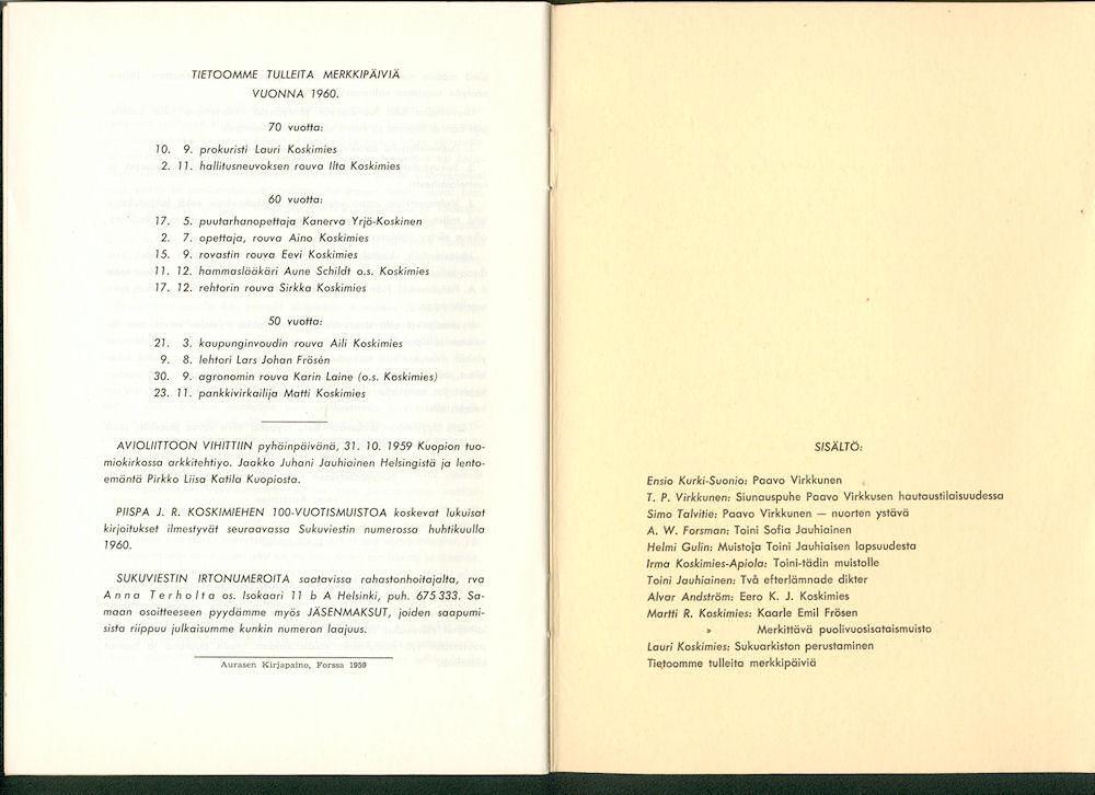 Sukuviesti 6, sivut 28 ja 29