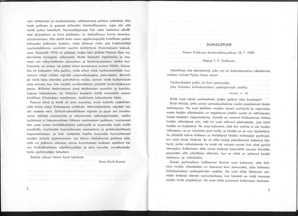 Sukuviesti 6, sivut 2 ja 3