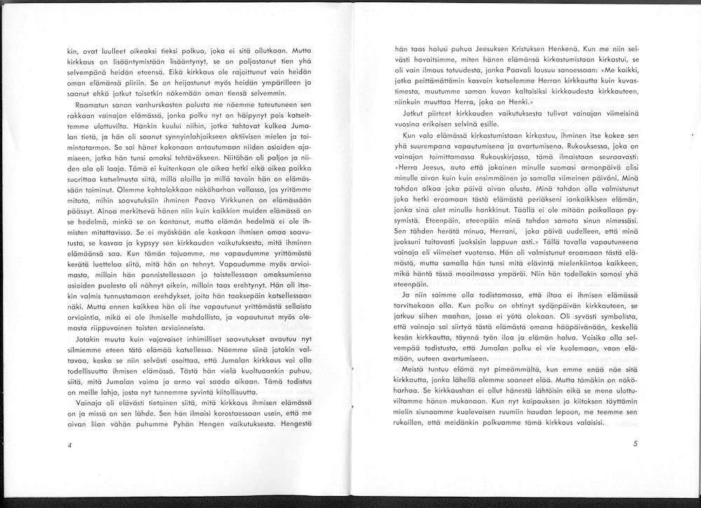 Sukuviesti 6, sivut 4 ja 5