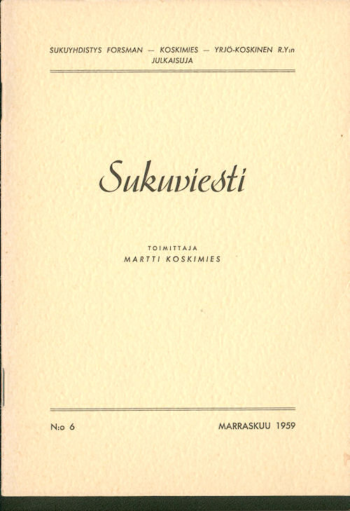 Sukuviesti 6