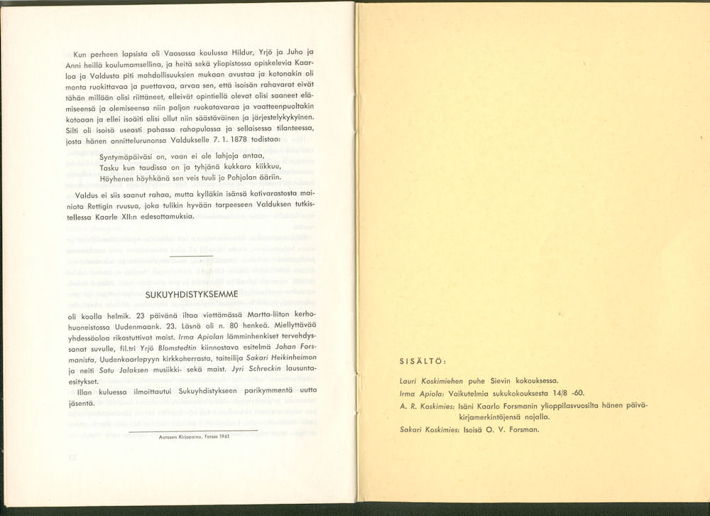 Sukuviesti 9, sivut 24 ja 25